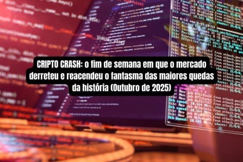 CRIPTO CRASH o fim de semana em que o mercado derreteu e reacendeu o fantasma das maiores quedas da história