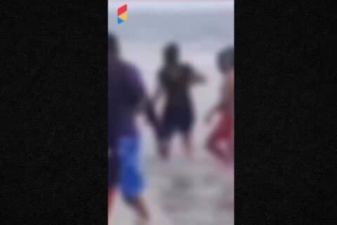Tio morre ao entrar no mar para salvar sobrinho de 10 anos na Praia do Araçagi em São Luís