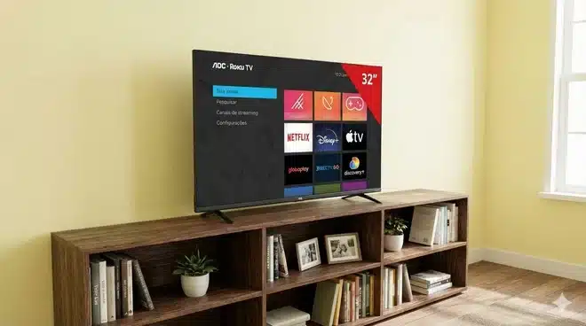 AOC Roku TV 32 Polegadas Preço Imperdível Smart TV Ideal Para Você