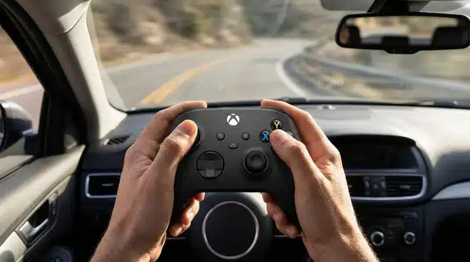 Carro Dirigido por Controle de Xbox Desafia Volantes e Impressiona Mecânicos