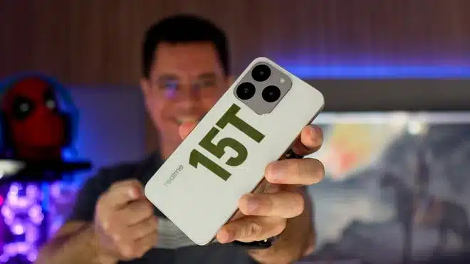 Realme 15T chega ao mercado prometendo bateria duradoura desempenho otimizado e recursos de inteligência artificial