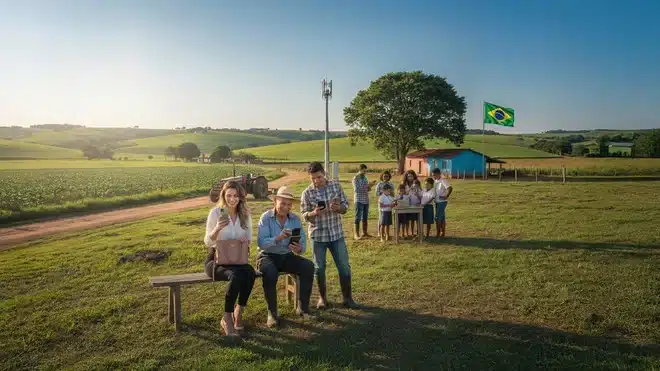 4G Acelera no Campo Mais de Mil Localidades Rurais Receberão Sinal Até 2026