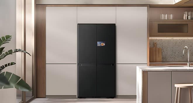 Samsung Bespoke AI Black Charcoal Revoluciona Cozinhas com Design e Tecnologia
