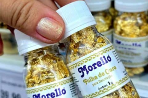 Anvisa suspende glitter e folhas de ouro culinário da marca Morello