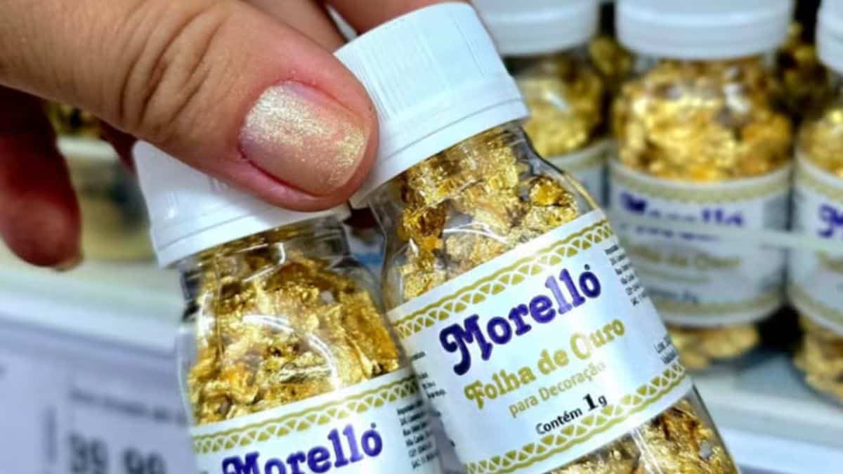 Anvisa suspende glitter e folhas de ouro culinário da marca Morello