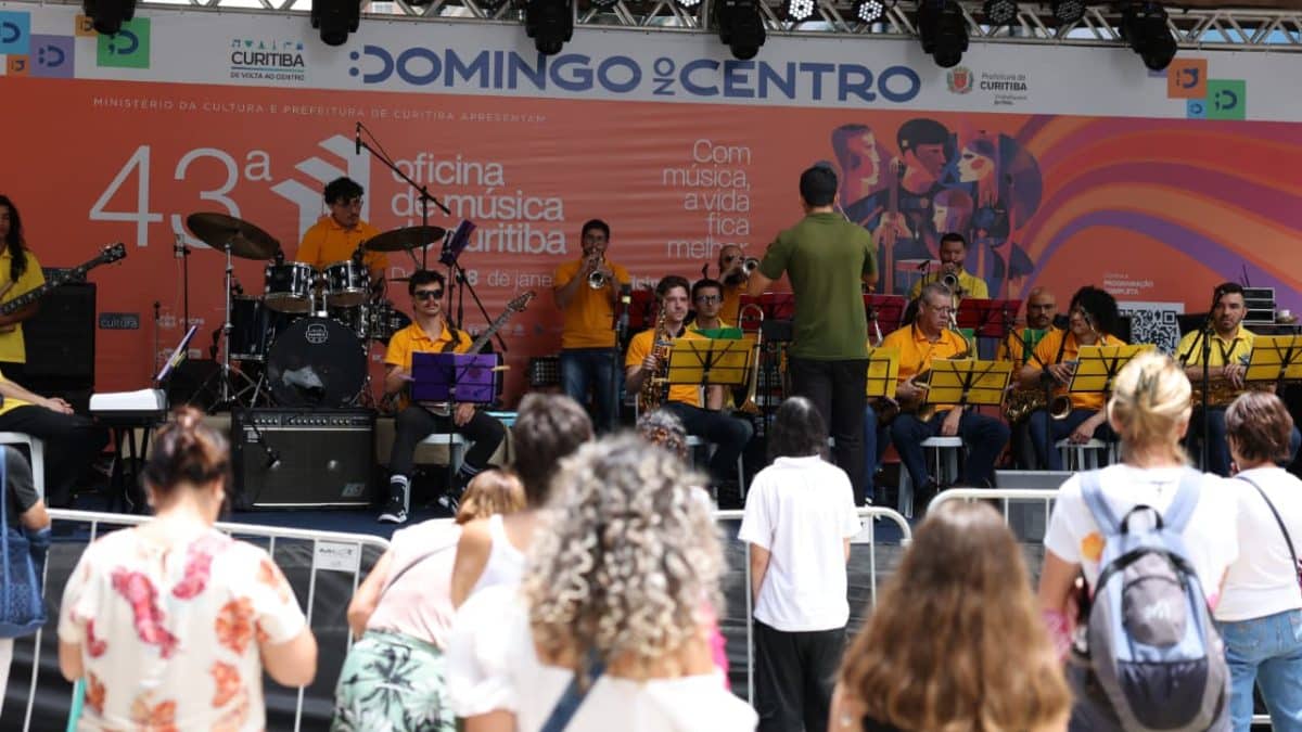 Praça Osório recebe programação gratuita da Oficina de Música de Curitiba