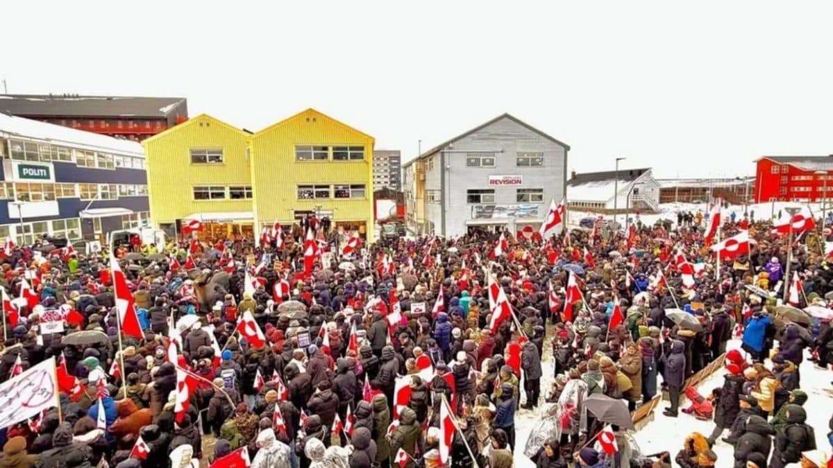 Milhares protestam na Dinamarca e Groenlândia contra Trump