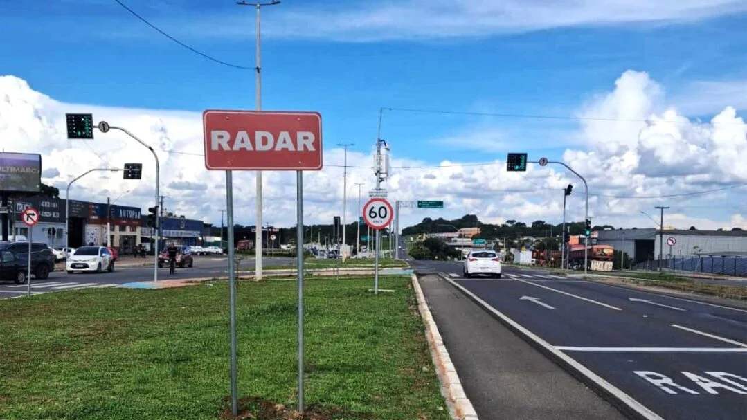 Radares Ligados em Campo Largo Começam a Autuar Motoristas Infratores