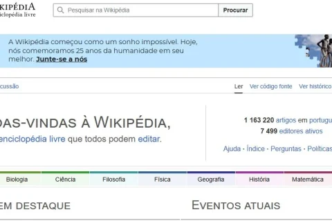 Wikipédia faz 25 anos e firma parcerias com gigantes da inteligência artificial